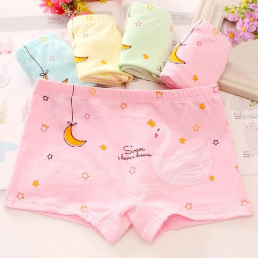 Cuecas de menina com animais - 6 pcs