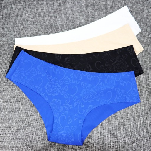 Cuecas femininas com flores J2367