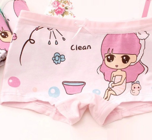 Cuecas para meninas com estampado - 6 unidades