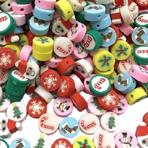 Cuentas navideñas 30 uds.