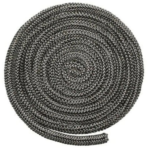 Cuerda de sellado para chimenea 8 mm 2 m Fibra de vidrio Sellado de alta temperatura para puertas de estufas y chimeneas Para madera Quemadores Leña