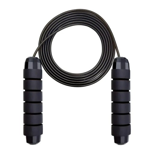 Cuerda para saltar de velocidad con rodamientos de bolas y mango de color Cuerda ajustable Ayuda para la resistencia, velocidad y mejora del estado físico