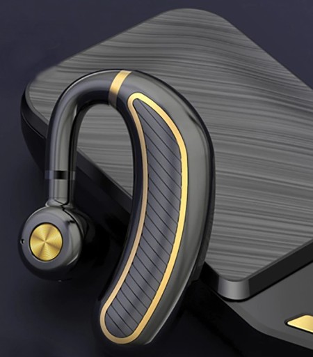 Cuffia Bluetooth con scatola di ricarica