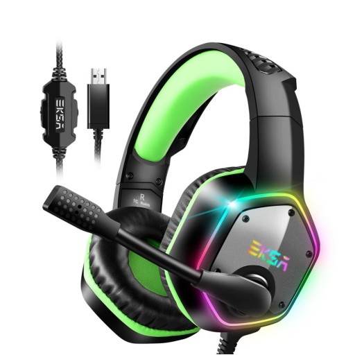 Cuffie da gioco illuminate 7.1