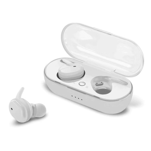 Cuffie wireless in-ear con alette e custodia di ricarica per musica e chiamate Bluetooth 5.0 Autonomia 4 fino a 4,5 ore Custodia con batteria