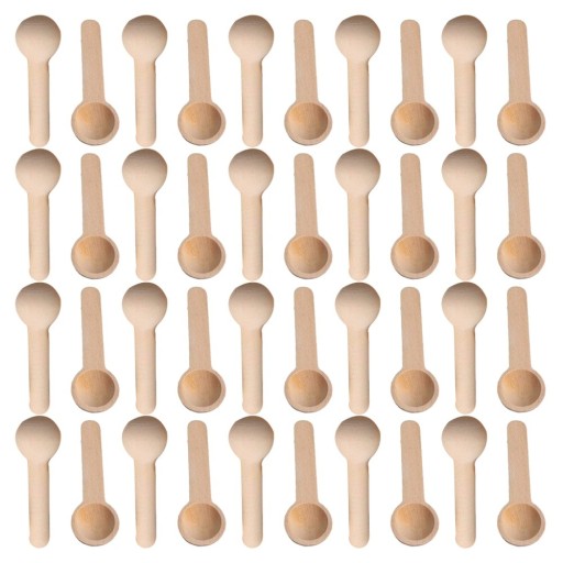 Cuillère à mesurer en bois 100 pcs