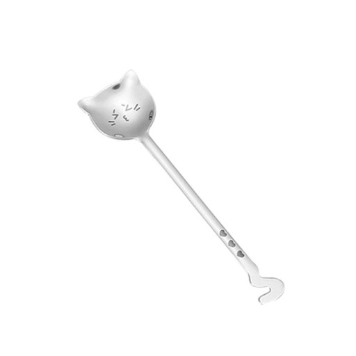 Cuillère en forme de mignonne petite chatte 16 x 1,5 cm