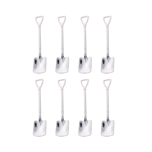 Cuillères en forme de pelle 8 pcs