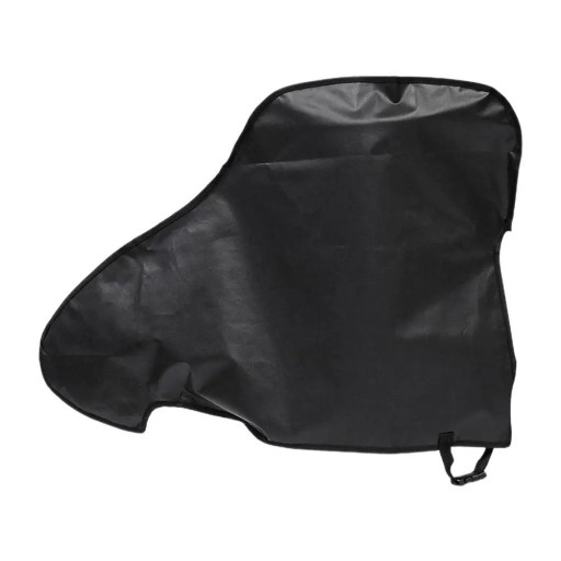 Culoare neagră PVC pentru protecția dispozitivului de remorcare al caravanei, impermeabil, cu curea, rezistent la UV, la ploaie, zăpadă, praf, margine elastică 40x62x87 cm