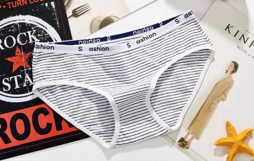 Culotes com riscas - 5 unidades