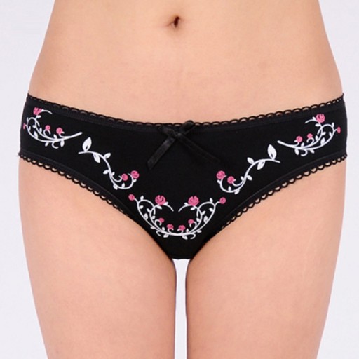 Culottes brésiliennes pour femmes avec imprimé floral - 5 pièces