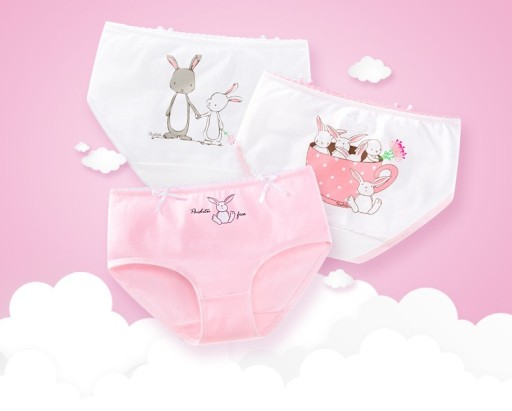 Culottes pour filles avec des animaux - 3 pcs
