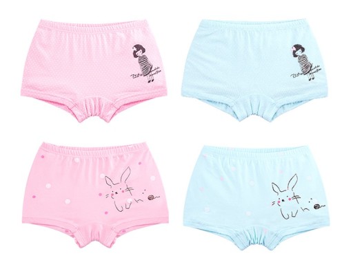 Culottes pour filles avec imprimé - 4 pcs