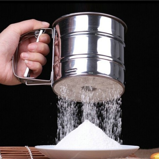 Cup Sieve with Measuring Spoon