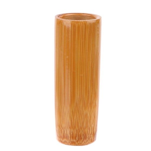 Cupa de bambus carbonizată pentru ventuze 9,8 × 3,5 cm maro pentru masaj acupunctural și terapie corporală