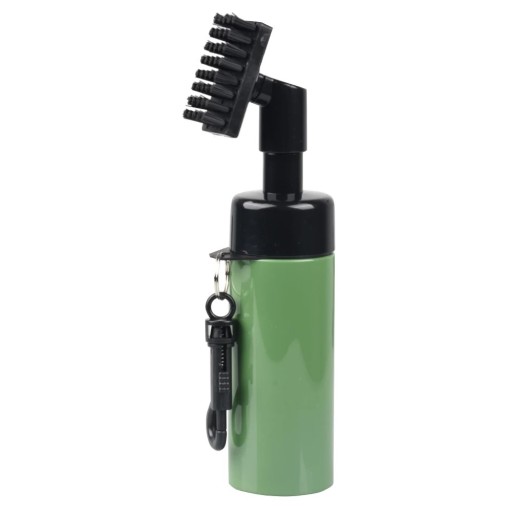 Curățător de caneluri pentru crose de golf 20 x 18 x 5,5 cm Perie cu rezervor de apă și sticlă Tub pentru curățarea temeinică a capetelor și mânerelor