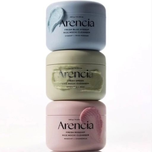 Curățitor de față cu mochi din orez 120 g cu orez fermentat Hidratant și curățare profundă Textură spumoasă Pentru spălarea zilnică a pielii