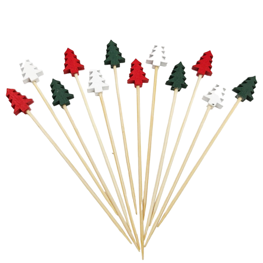 Cure-dents de Noël 100 pcs
