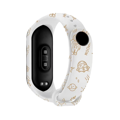 Curea din silicon pentru Xiaomi Mi Band 3/4 cu motiv spațial