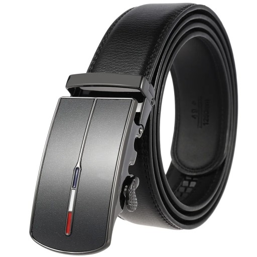 Curea pentru bărbați din piele naturală 3,5 cm centură clasică de pantaloni din piele cu cataramă metalică din aliaj de zinc Accesoriu elegant pentru bărbați stil formal