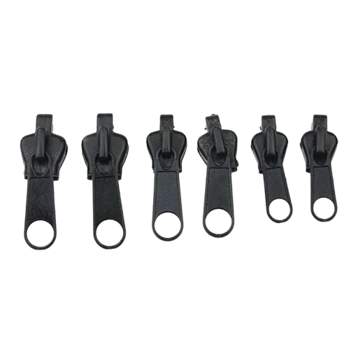 Curseur de zip 6 pcs