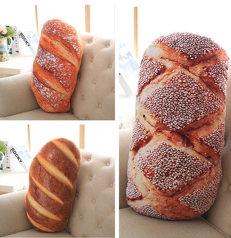 Cuscino divertente con motivo di prodotti da forno J3483