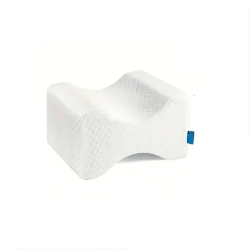 Cuscino ortopedico tra le gambe in schiuma viscoelastica Supporto ergonomico per anche e schiena Fodera removibile e lavabile Sonno confortevole di lato 22x16x15 cm