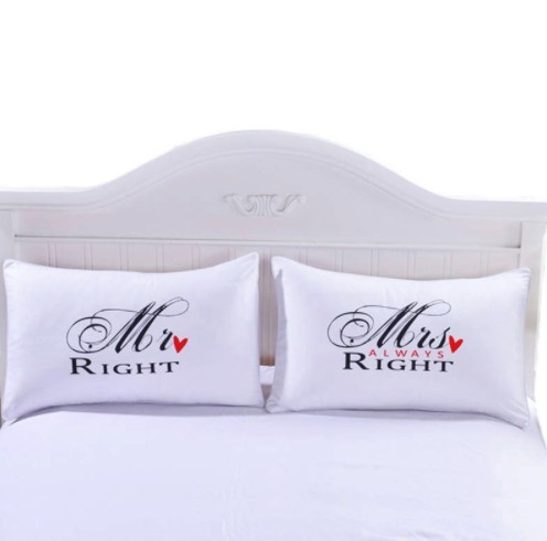 Cushion Covers - Mr and Mrs