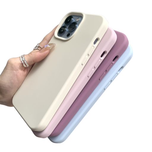 Custodia in silicone per iPhone 15 Plus