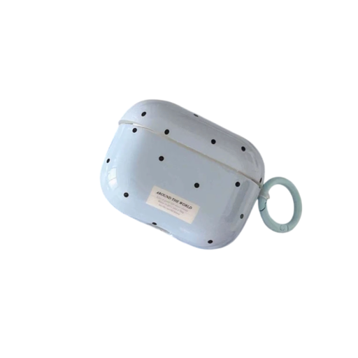 Custodia protettiva a pois per AirPods 1 Custodia in silicone semplice con motivo per AirPods 1 protezione contro i graffi