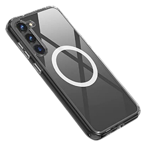 Custodia protettiva trasparente con supporto MagSafe per Samsung Galaxy S22 Ultra B2036