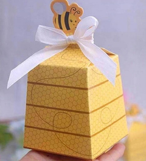 Cutie cadou cu albină 10 buc