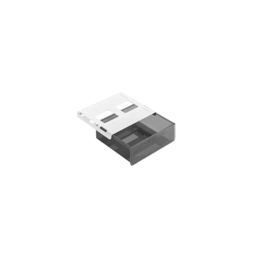 Cutie de depozitare sub birou cu sertar extensibil 24x21x6,2 cm organizator PET pentru obiecte mici și articole de birou
