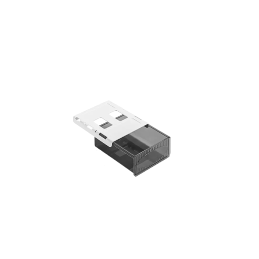 Cutie de depozitare sub masă cu sertar glisant 16,8x21x6,2 cm organizator PET alb-negru pentru obiecte mici și articole de birou