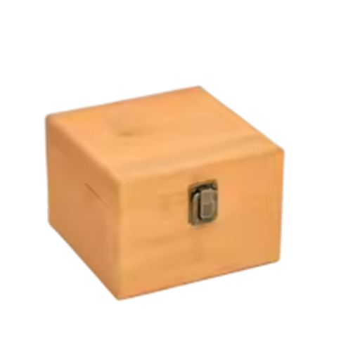 Cutie din lemn cu capac 14,5 x 14,5 x 10 cm cutie de depozitare din lemn natural cu închidere pentru bijuterii și mici obiecte organizator