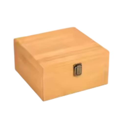 Cutie din lemn cu capac 22,5 x 22,5 x 10 cm cutie de depozitare din lemn natural cu închidere pentru bijuterii și mărunțișuri organizator