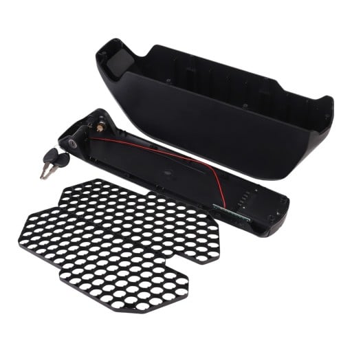 Cutie pentru baterie pentru bicicletă electrică ChamRider Polly DP-7 Cu lacăt și chei 36 V 70 celule Carcasă din plastic Culoare neagră