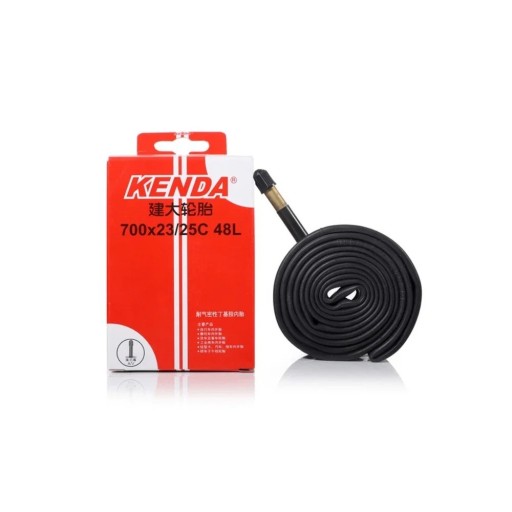 Cyklistická duše 700×23/25C s auto ventilkem 48 mm Butylová duše pro silniční kola 71 cm