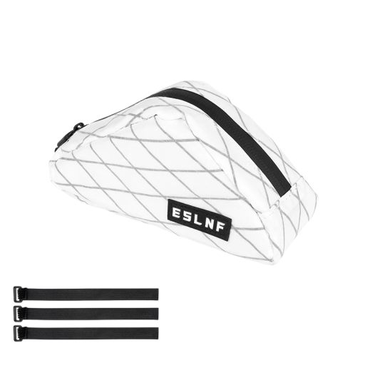 Cyklistisk väska för bakdelen av cykeln 16 x 5 x 12 cm Nylon Polyester Sadelväska för cykel Kompakt förvaringsutrymme