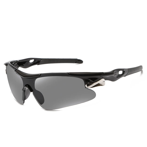 Czarne okulary sportowe do jazdy na rowerze i jazdy samochodem 7,1 x 4,1 cm Wiatroszczelne okulary ochronne Wygodne w noszeniu Odpowiednie dla mężczyzn i kobiet