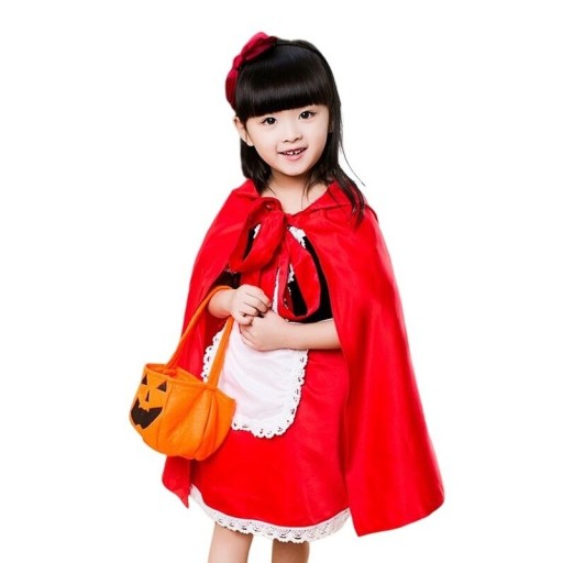 Czerwony kapturek kostium dla dziewczynki!
