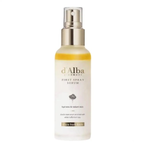 d’Alba First Spray Serum 100 ml Ενυδατικό σπρέι προσώπου Για αναζωογόνηση και ενυδάτωση της επιδερμίδας Εύκολη εφαρμογή στο πρόσωπο
