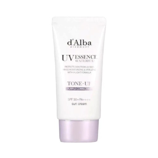 d’Alba Sonnencreme SPF 50+ Lila Farbkorrektur Tages-UV-Schutz Feuchtigkeitsspendende Gesichtscreme 50 ml
