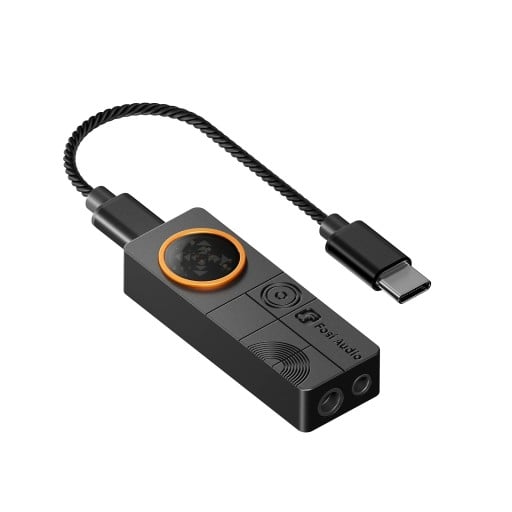 DAC zesilovač DS3 přenosný HiFi pro sluchátka PCM 768 kHz a DSD512 výstupy 4,4 mm i 3,5 mm kovová konstrukce USB pro Windows a macOS