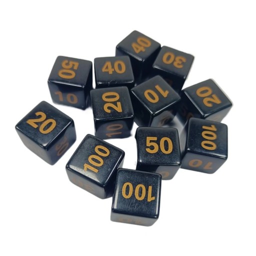 Dados de combate 10 uds Dados acrílicos para juegos de mesa Pokémon marcador de combate accesorio de juego