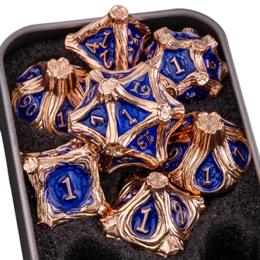 Dados de RPG rústicos 7 pcs Motivação natural de tribos e raízes para jogos de tabuleiro Dragão Dungeons e jogos de interpretação