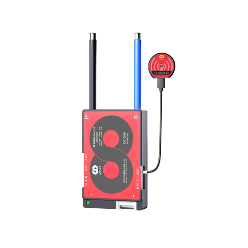 DALY Smart BMS 4S 12 V 40 A Balancer Bluetooth und NTC-Sensor 48 x 75 x 14 mm für LiFePO4-Batterien Rot Wohnmobile und Photovoltaik