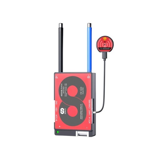DALY Smart BMS 4S 12 V 40 A beskyttelsesmodul til LiFePO4-batteri 48 x 75 x 14 mm Bluetooth RS485 CANBUS NTC rød til lithiumbatterier