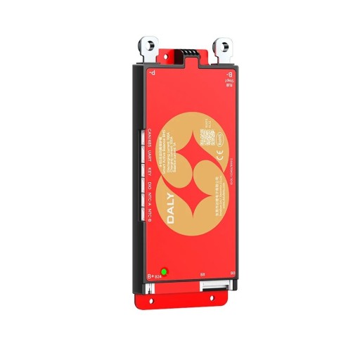 DALY Smart BMS 4S-8S 100 A Active Balancer Bluetooth RS485 and CAN for LiFePO4 Batteries Red Protection for Lithium Batteries