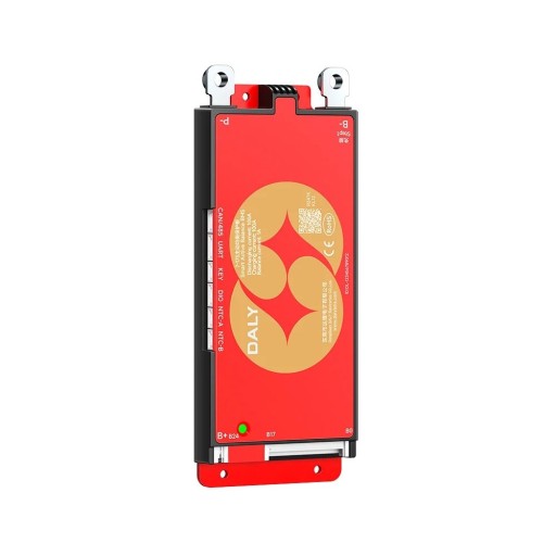 DALY smart BMS 7S-17S 100 A Actieve balancer Bluetooth RS485 en CAN voor LiFePO4 en Li-ion batterijen Rode Accubescherming